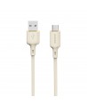 Dudao L7SC USB-A - USB-C cable 5A 1m - beige