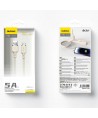 Dudao L7SC USB-A - USB-C cable 5A 1m - beige