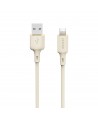 Dudao L7SL USB-A - Lightning 5A cable 1m - beige