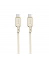 Dudao L7SCC USB-C - USB-C cable 100W 2m - beige