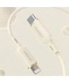 Dudao L7SCL USB-C - Lightning cable 30W 1m - beige