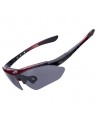 Rockbros 10141 photochromic UV400 cycling glasses - red