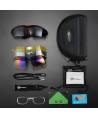 Rockbros 10143 photochromic UV400 cycling glasses - black
