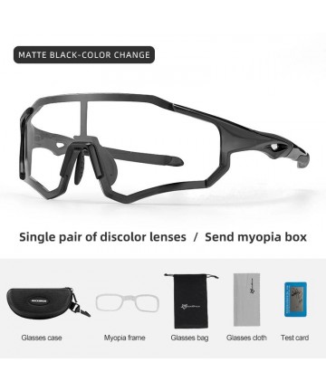 Rockbros 10181 photochromic UV400 cycling glasses - black