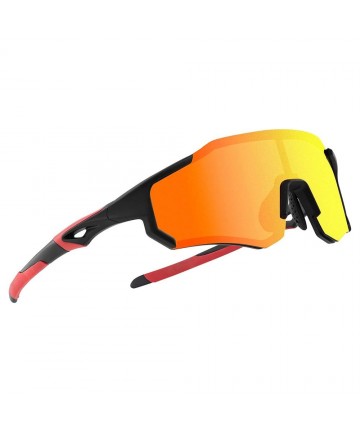 Rockbros 10182 polarizing cycling glasses - red
