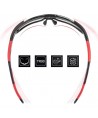 Rockbros 10182 polarizing cycling glasses - red