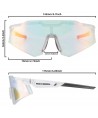 Rockbros SP291 photochromic UV400 cycling glasses - white