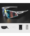 Rockbros SP291 photochromic UV400 cycling glasses - white