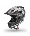 Rockbros TT-32SBTG-S children's bicycle helmet with removable chinbar, size S - gray
