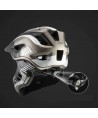 Rockbros TT-32SBTG-S children's bicycle helmet with removable chinbar, size S - gray
