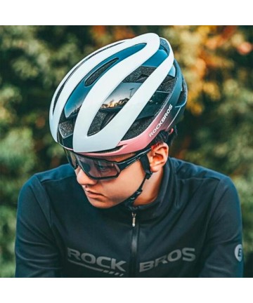 Rockbros bicycle helmet 10110004008 size M - blue and pink