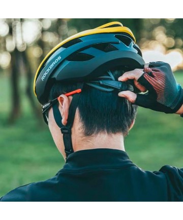 Rockbros 10110004005 bicycle helmet, size L - yellow and black