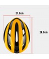 Rockbros 10110004006 bicycle helmet, size M - yellow and black