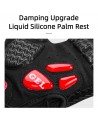 Rockbros S169BR L cycling gloves with gel inserts - black and red