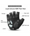 Rockbros S169BGR M cycling gloves with gel inserts - gray