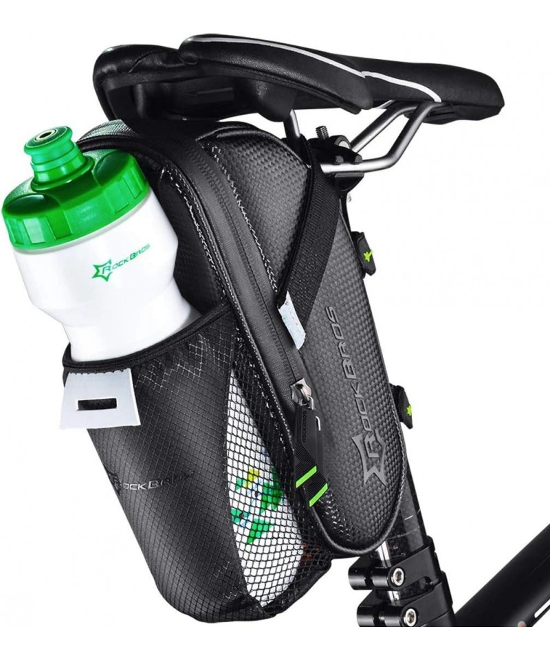 Rockbros C7-1 waterproof bicycle bag with saddle mounting 1.5l - black