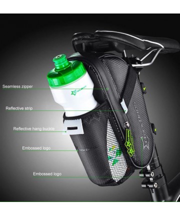 Rockbros C7-1 waterproof bicycle bag with saddle mounting 1.5l - black