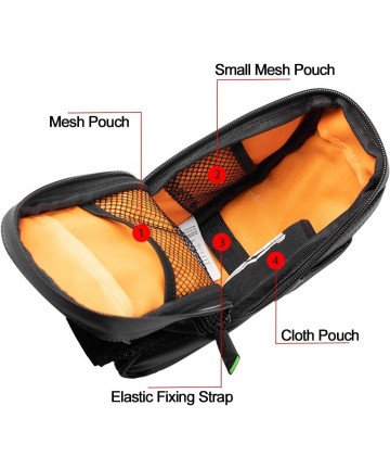 Rockbros C7-1 waterproof bicycle bag with saddle mounting 1.5l - black