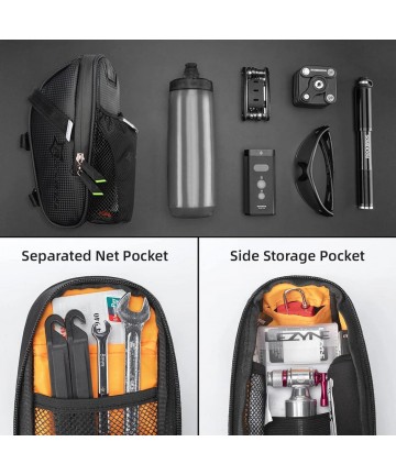 Rockbros C7-1 waterproof bicycle bag with saddle mounting 1.5l - black