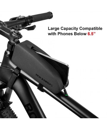 Rockbros AS-019-1 bicycle frame bag waterproof 1.6 l - black