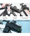 Rockbros 029-1BK bicycle bag for frame with phone cover - black
