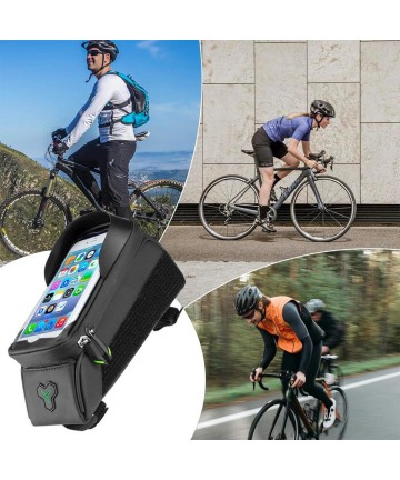 Rockbros 029-1BK bicycle bag for frame with phone cover - black