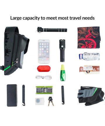 Rockbros 029-1BK bicycle bag for frame with phone cover - black