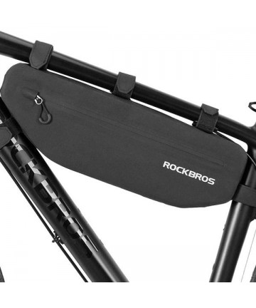 Rockbros AS-043 bicycle bag with Velcro 3l - black