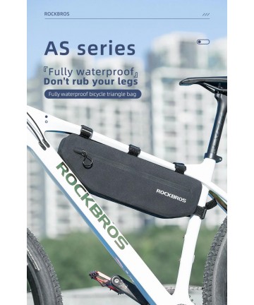 Rockbros AS-043 bicycle bag with Velcro 3l - black