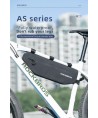 Rockbros AS-043 bicycle bag with Velcro 3l - black