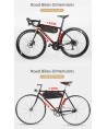 Rockbros AS-043 bicycle bag with Velcro 3l - black