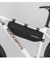 Rockbros AS-043 bicycle bag with Velcro 3l - black