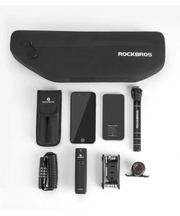 Rockbros AS-043 bicycle bag with Velcro 3l - black