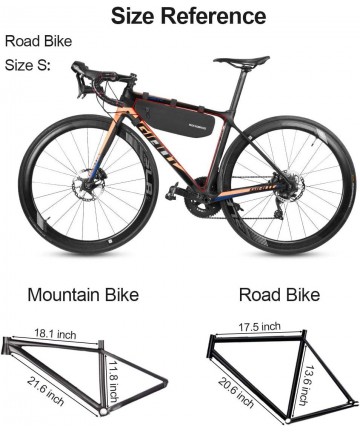 Rockbros AS-043 bicycle bag with Velcro 3l - black