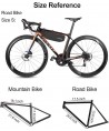 Rockbros AS-043 bicycle bag with Velcro 3l - black
