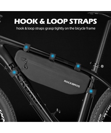 Rockbros AS-043 bicycle bag with Velcro 3l - black