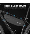 Rockbros AS-043 bicycle bag with Velcro 3l - black