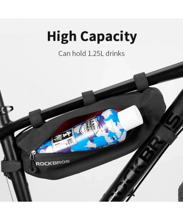 Rockbros AS-043 bicycle bag with Velcro 3l - black