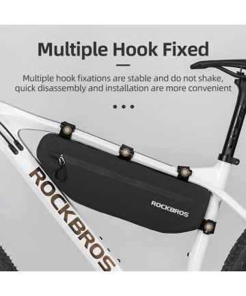 Rockbros AS-043 bicycle bag with Velcro 3l - black