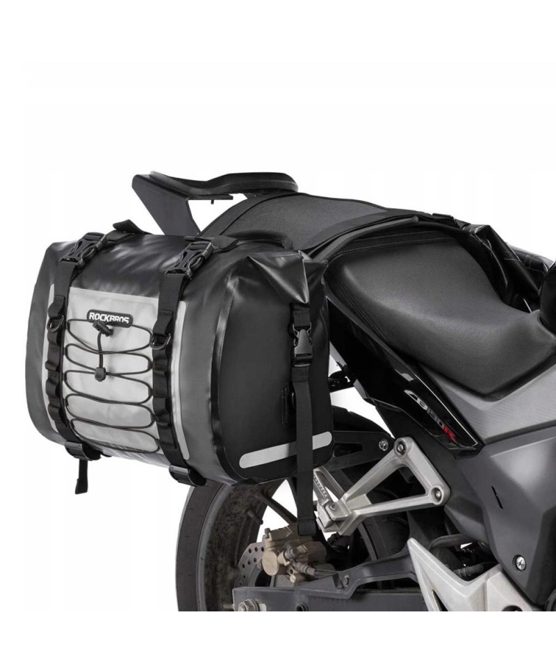 Rockbros AS-010BGR motorcycle bag, waterproof - gray