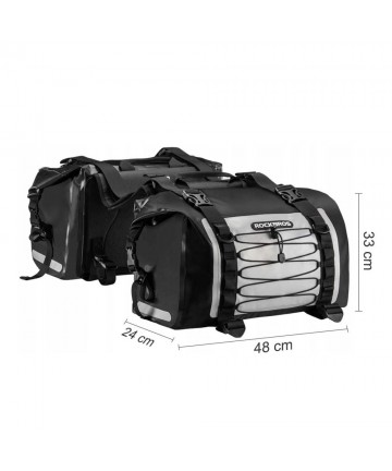 Rockbros AS-010BGR motorcycle bag, waterproof - gray