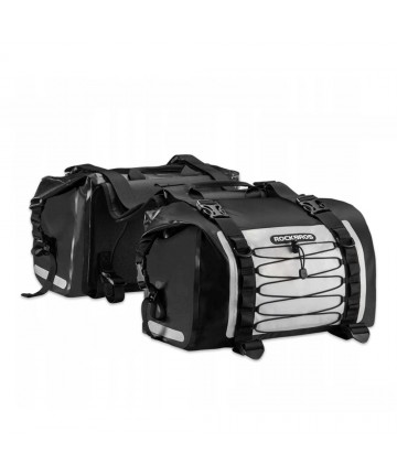 Rockbros AS-010BGR motorcycle bag, waterproof - gray