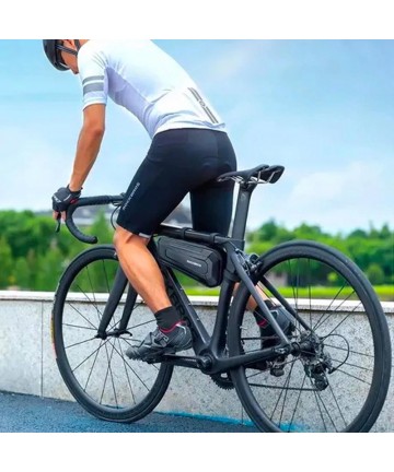 Rockbros B67 waterproof frame bike bag - black