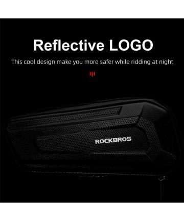 Rockbros B66 waterproof bicycle bag for frame - black