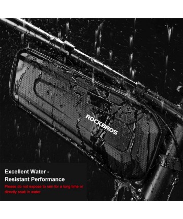 Rockbros B66 waterproof bicycle bag for frame - black