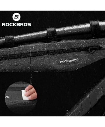 Rockbros AS-052 waterproof bicycle bag for frame - gray