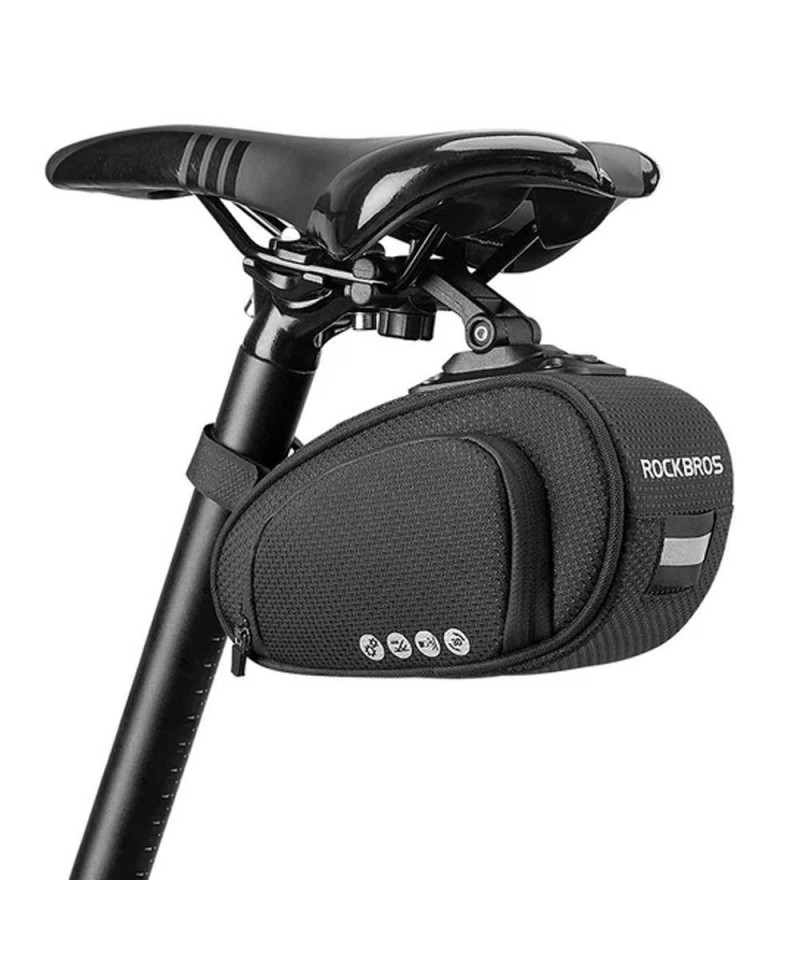 Rockbros C40 bicycle bag under the saddle - black