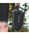 Rockbros 30120064001 waterproof frame bicycle bag with phone cover - black
