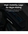 Rockbros 30120064001 waterproof frame bicycle bag with phone cover - black