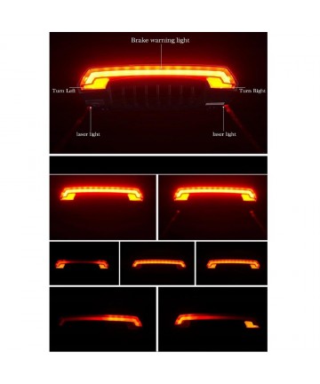 Rockbros LKWD-R1 Rear Bike Light with Laser and Remote Control + Micro USB - USB-A Cable - Black